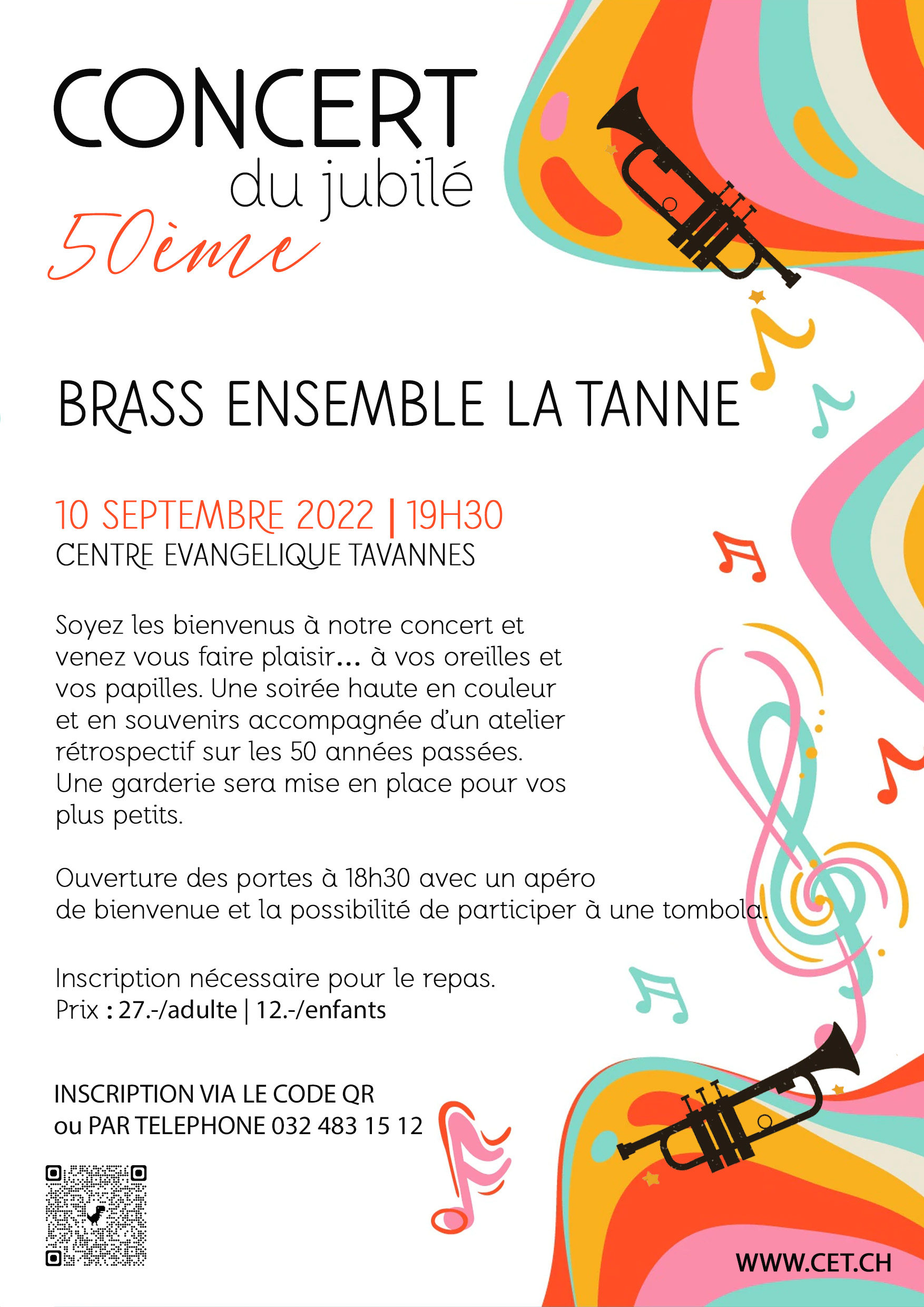 Concert du Brass Ensemble La Tanne