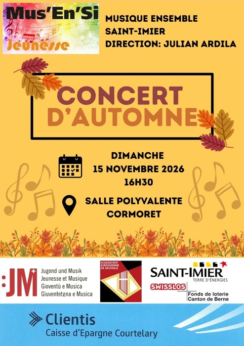 Concert d'automne de Mus'En'Si
